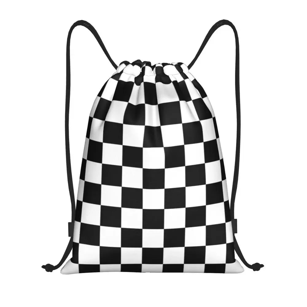 Custom Chess Drawstring Backpack 👜