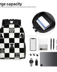 Custom Fashion Chess Backpacks for Women and Men 👜