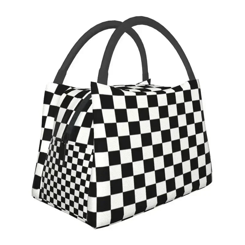 Fashion Chess Insulated Lunch Bags for Outdoor Picnic 👜