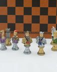 Luxury Medieval Warrior Character Themed Chess Board