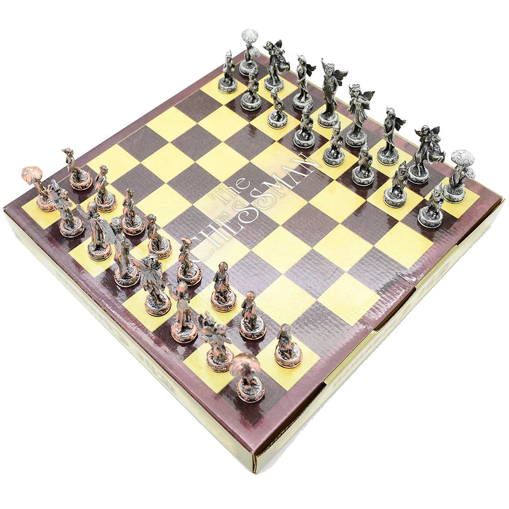 Luxurious Hand-Painted Character Theme Chess Set