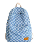 Unisex Jean Plaid Laptop Backpack 👜