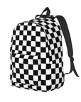 Black and White Checkerboard Backpack 🎒