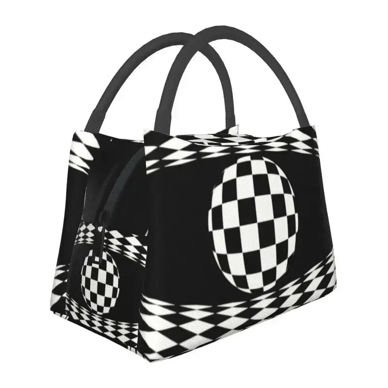 Fashion Chess Insulated Lunch Bags for Outdoor Picnic 👜