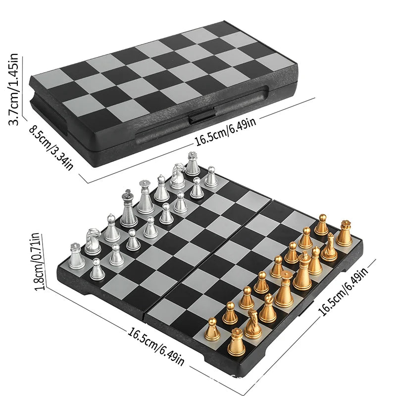 Portable Travel Magnetic Chess Set 🧲