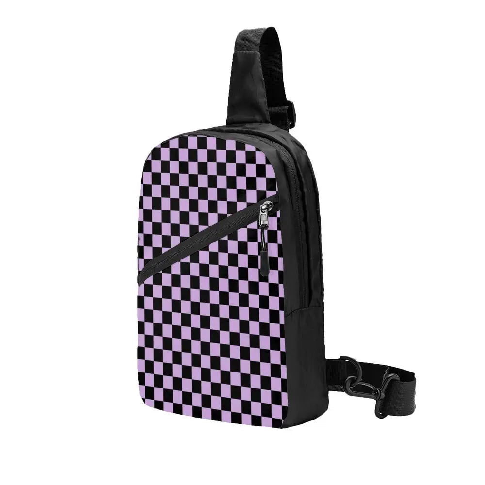 Custom Chess Sling Crossbody Backpack 👜