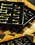 Nordic Luxury Metal Chess Set
