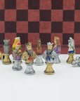 Luxury Medieval Warrior Character Themed Chess Board