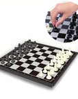 Foldable Magnetic International Chess Set 🧲