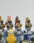 Luxury Medieval Warrior Character Themed Chess Board