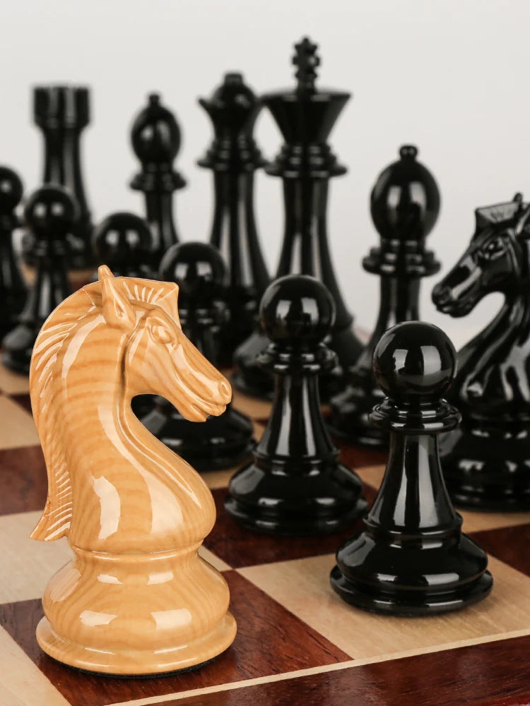 High-Grade Solid Wood Chess Set
