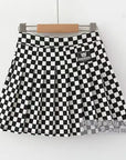 Chic Plaid Pleated Skirt for Girls