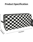 Custom Fashion Chess Toiletry Bag for Women 👜