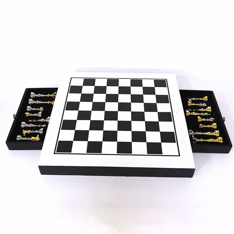 Golden Elegance Chess Set