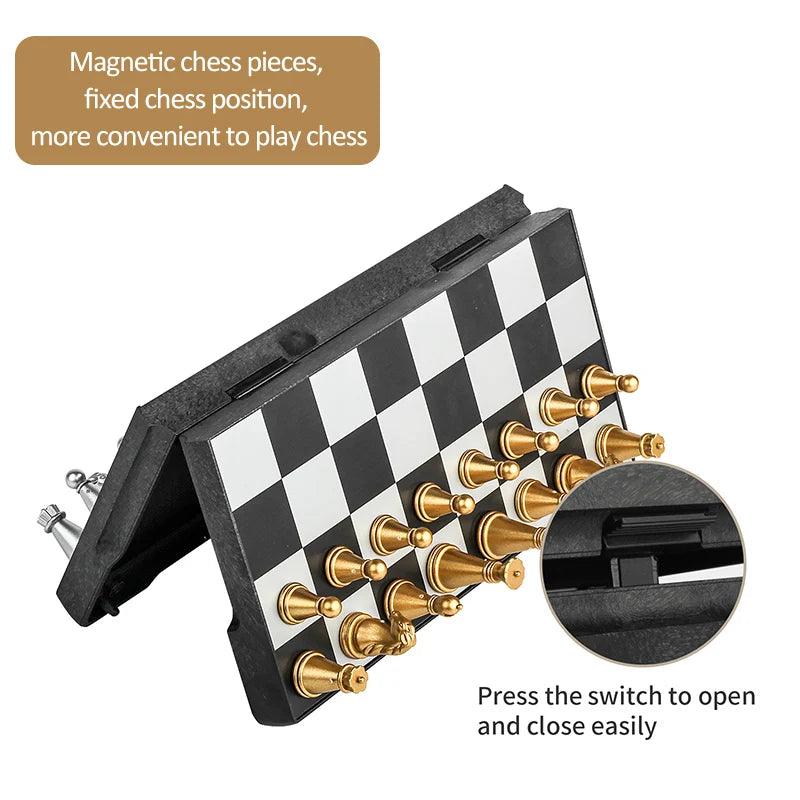 Portable Travel Magnetic Chess Set 🧲