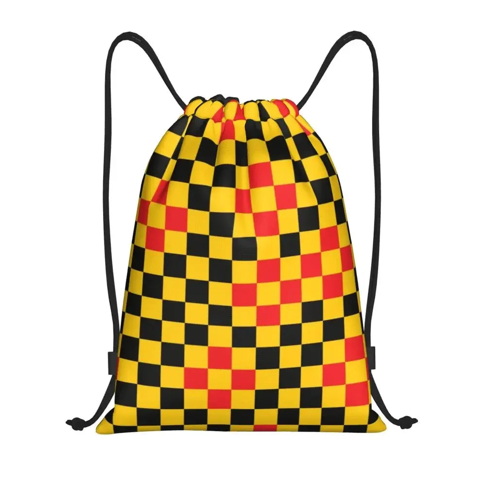 Custom Chess Drawstring Backpack 👜