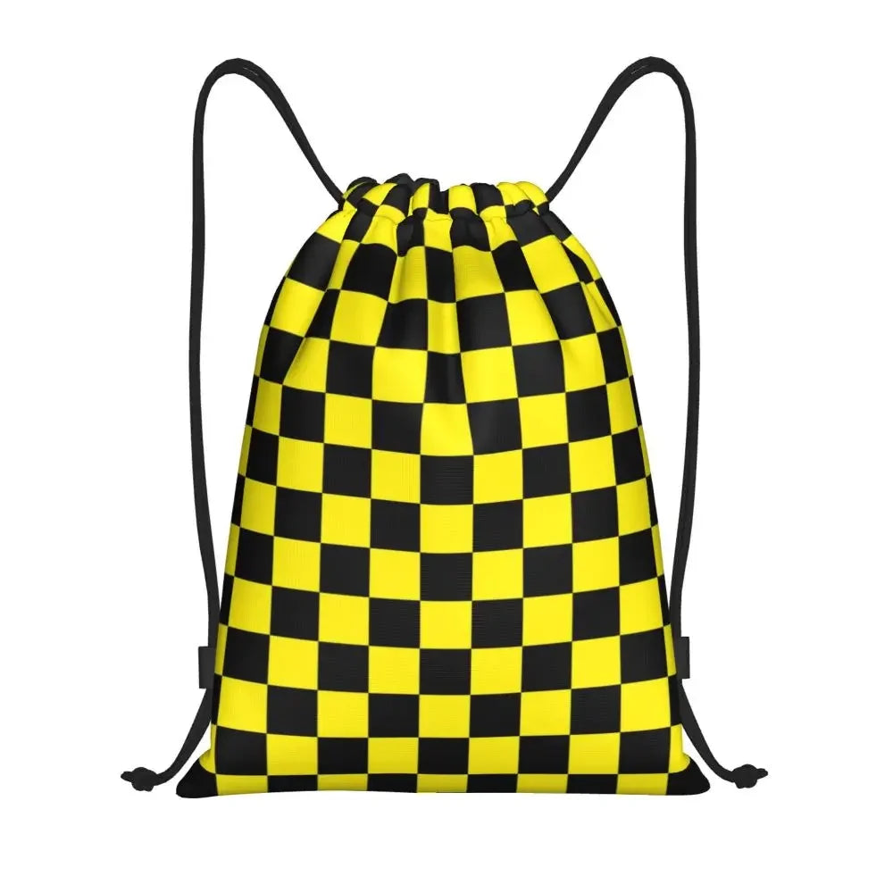 Custom Chess Drawstring Backpack 👜