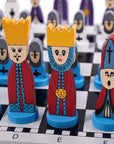 Cartoon Wooden Chess Set