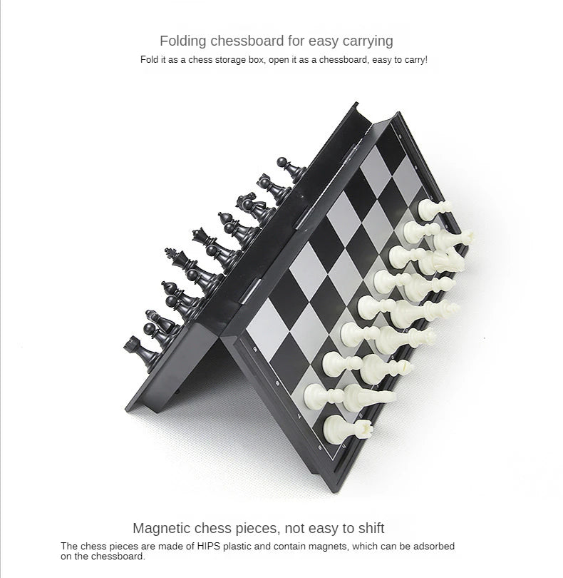 Travel Chess Set with Folding Chess Board ♟️