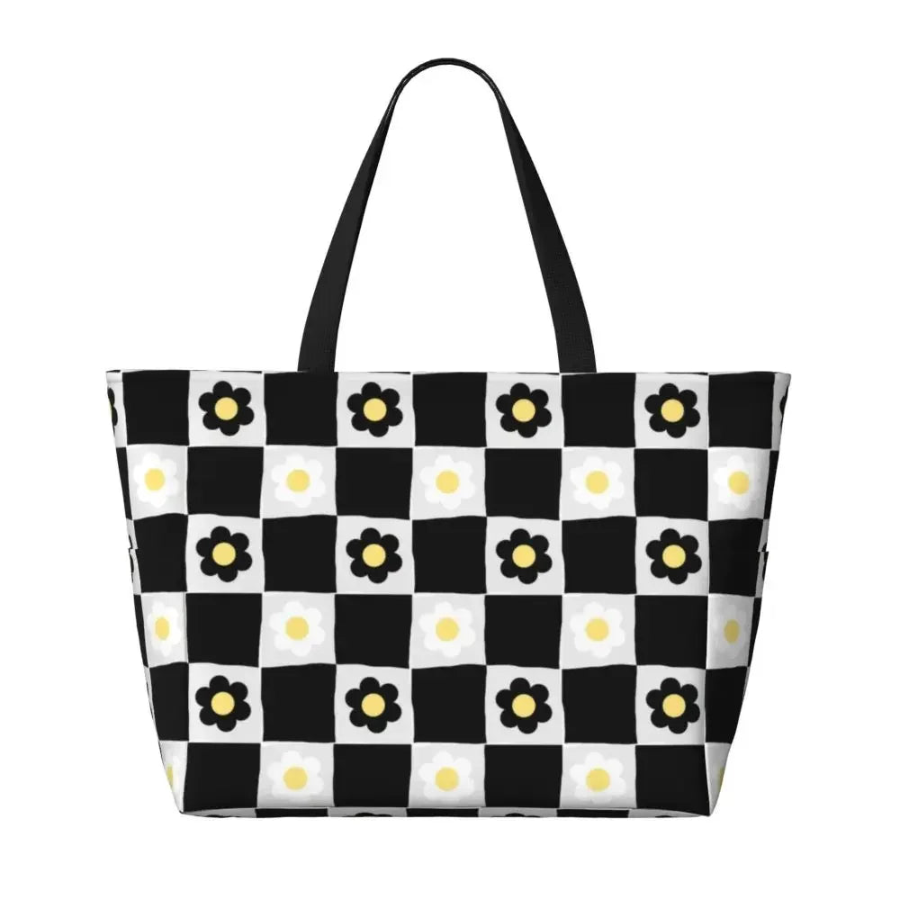 Custom Large Chess Board Game Tote Bag 👜