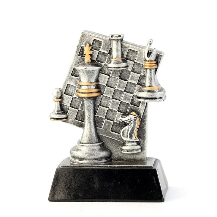 Chess Excellence Resin Sculpture 🎨