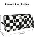 Custom Fashion Chess Toiletry Bag for Women 👜