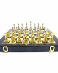 Metallic Elegance Chess Set