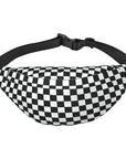 Custom Checkerboard Plaid Fanny Bag 👜