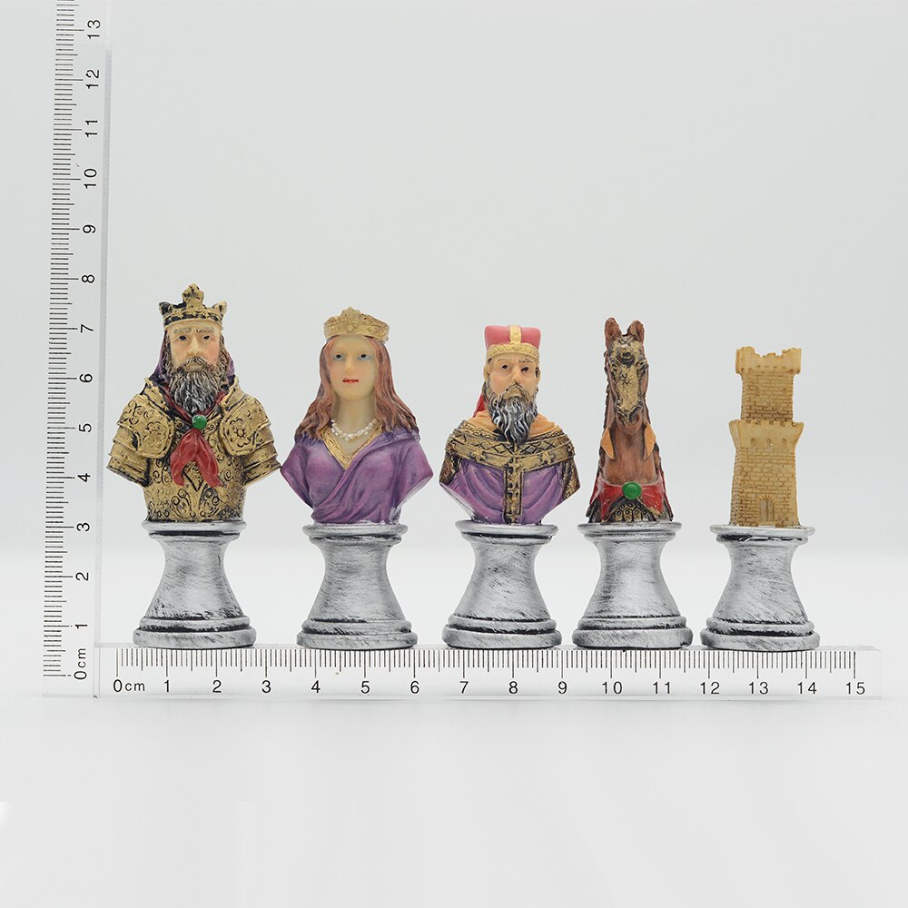 Luxury Medieval Warrior Character Themed Chess Board