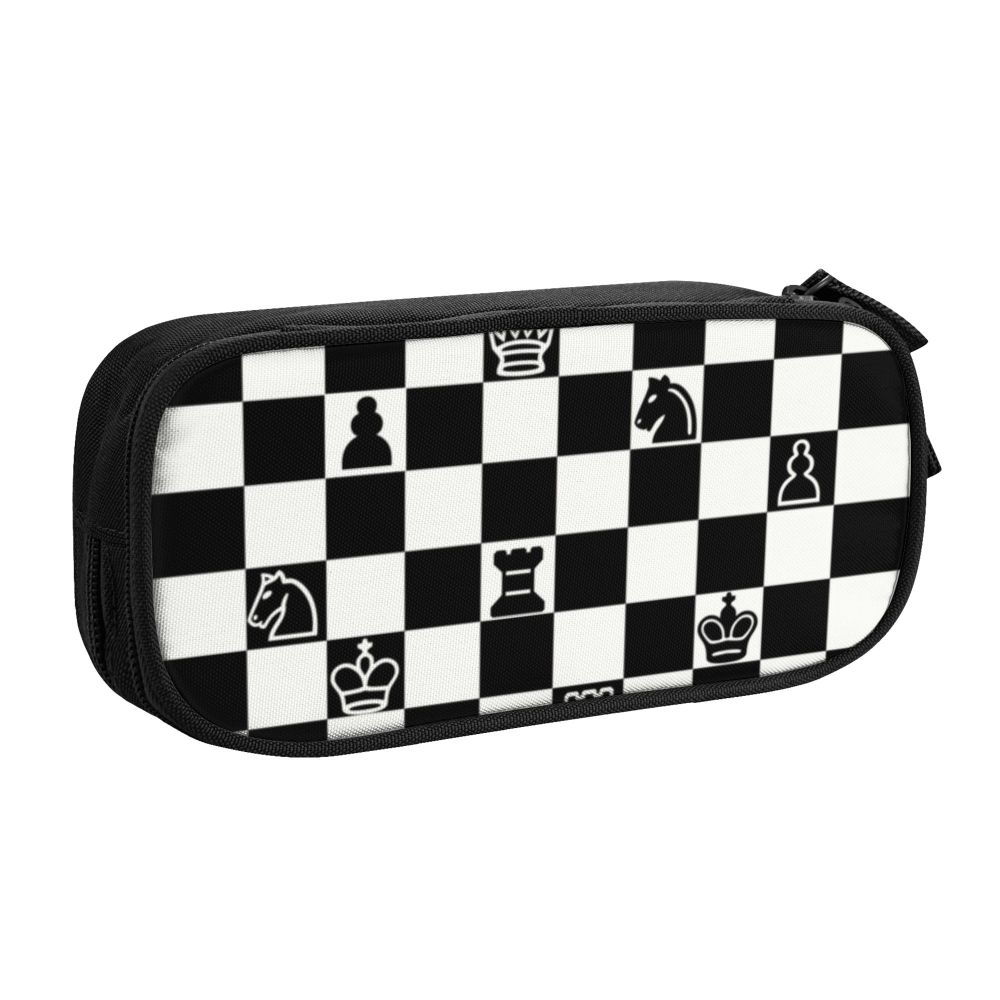 Fashion Chess Cute Pencil Case for Boys and Girls 🧳