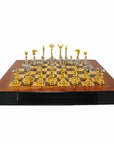 Nordic Luxury Metal Chess Set