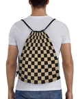 Custom Chess Drawstring Backpack 👜