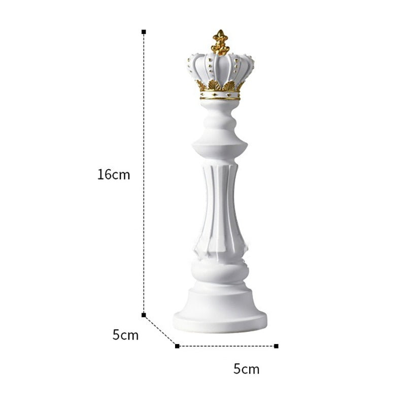 Luxury Resin  Chess Set Figurines Home Décor Ornaments