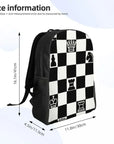 Custom Fashion Chess Backpacks for Women and Men 👜