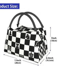 Fashion Chess Insulated Lunch Bags for Outdoor Picnic 👜