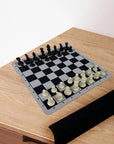 Portable International Chess Set with Foldable Chessboard 🧳