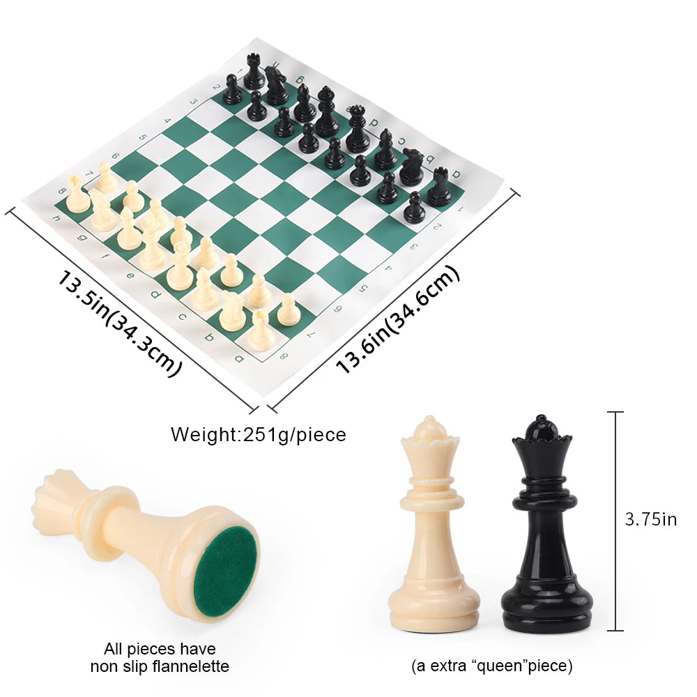 Portable Travel Chess Game Set 🎒