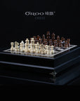 High-End Solid Wood Chess Set for Children and Adults