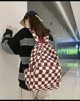 Fashion Plaid Women & Men Backpack 👜