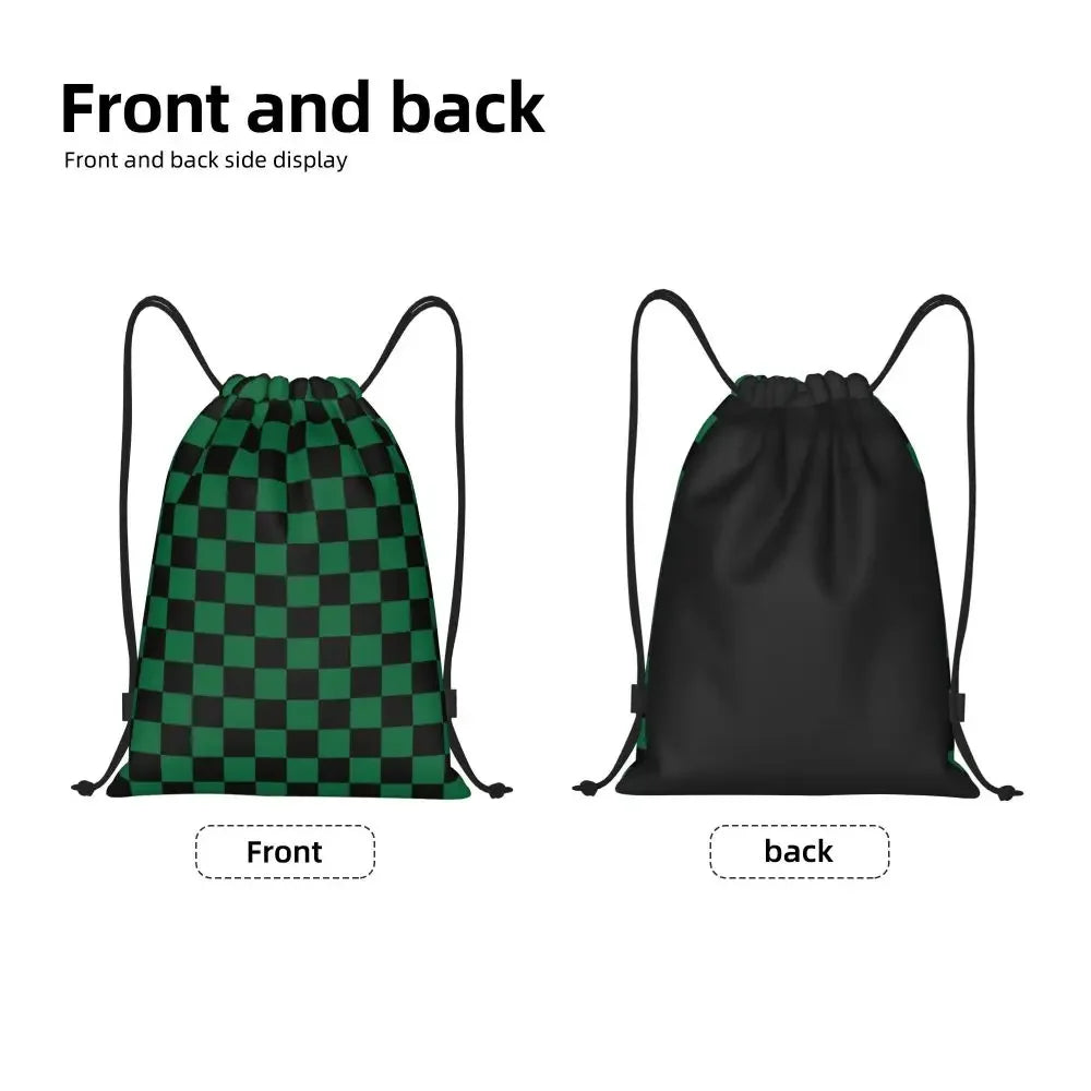 Custom Chess Drawstring Backpack 👜