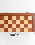 30CM Wooden Folding Chess Set 🏆