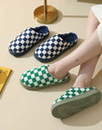 Winter Plaid House Slippers