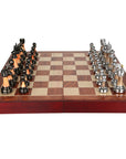 Exquisite Metal European Chess Set