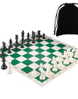 Professional Chess Set with Rollable Chess Board ♟️