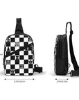 Custom Chess Sling Crossbody Backpack 👜