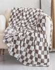 Thickened Plaid Fuzzy Fleece Blanket