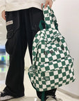 Fashion Plaid Women & Men Backpack 👜