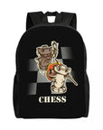 Custom Fashion Chess Backpacks for Women and Men 👜