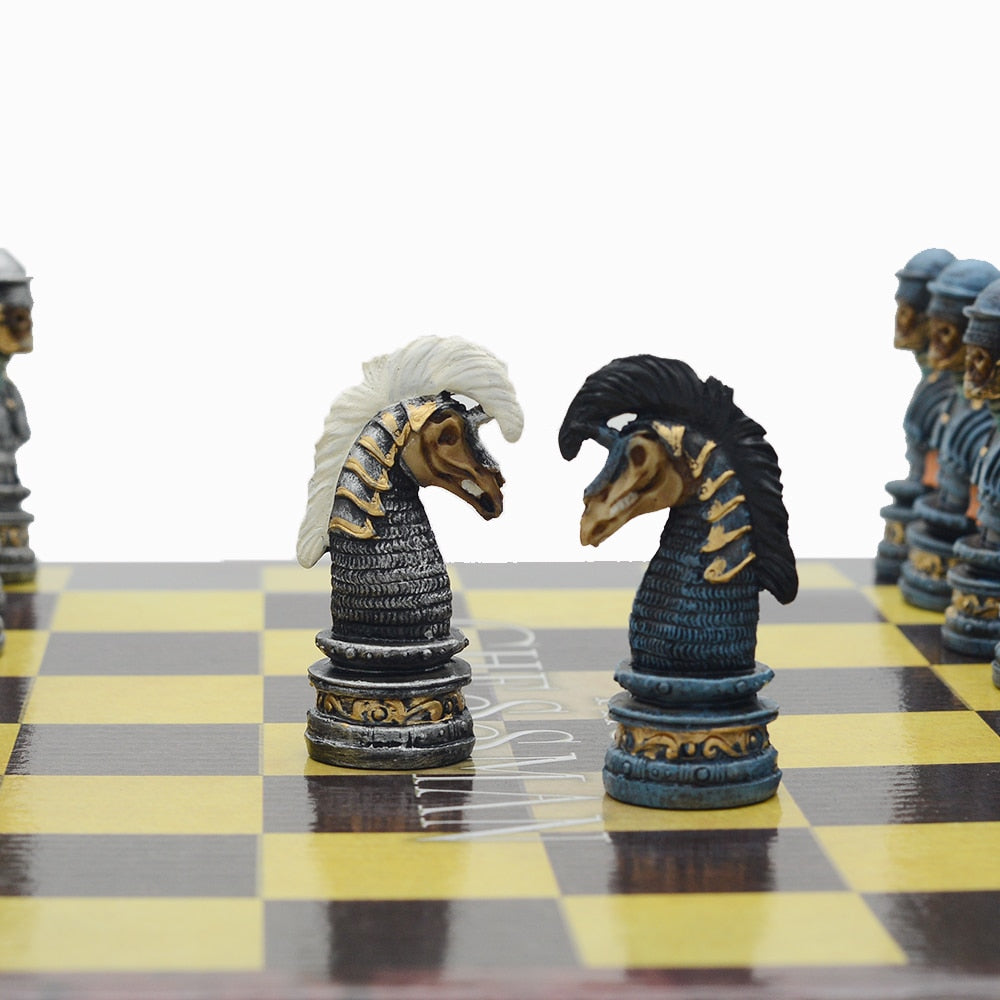 Skeleton Knights Chess Set