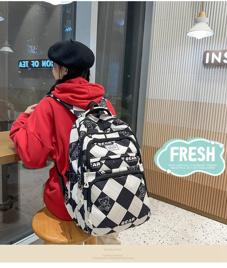 Fashion Student College Backpack 👜